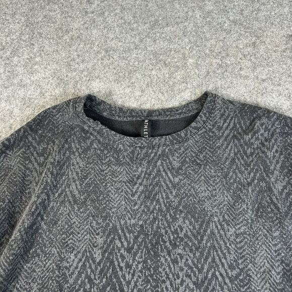 ATHLETA Studio To Street Print Sweatshirt XLT Medusa Women’s Black Gray - Picture 3 of 8